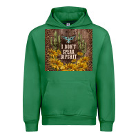 Emerald i don't speak dipshit Urban Hoodie - TumblerDesignByShophia