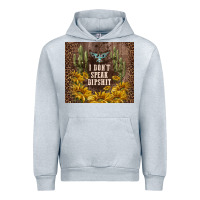Heather Grey i don't speak dipshit Urban Hoodie - TumblerDesignByShophia