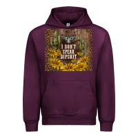 Mauve Wine i don't speak dipshit Urban Hoodie - TumblerDesignByShophia