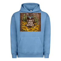Pigment Pebble Blue i don't speak dipshit Urban Hoodie - TumblerDesignByShophia