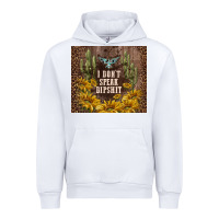White i don't speak dipshit Urban Hoodie - TumblerDesignByShophia