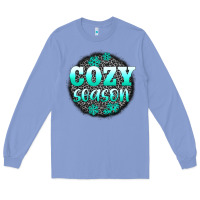 Colony Blue cozy season Long Sleeve Tee - AdoDesignShop