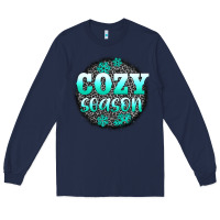 Navy cozy season Long Sleeve Tee - AdoDesignShop