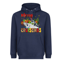 Navy merry cruisemas Heavyweight Hoodie - MaliasSmallBusiness