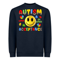 Navy autism acceptance Heavyweight Sweatshirt - JahusDesignShop
