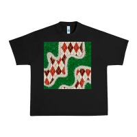 Black christmas diamond plaid and green glitter seamless pattern Urban Heavy Tee - BundleAndBundleShop