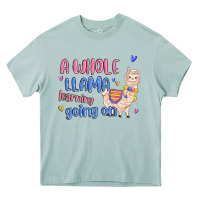 Arona a whole llama learning going on Heavy Core Tee - MaliasSmallBusiness