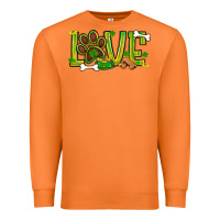 Carrot St. Patrick's Day love dog paw Premium Sweatshirt - BundleAndBundleShop