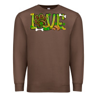 Chestnut St. Patrick's Day love dog paw Premium Sweatshirt - BundleAndBundleShop