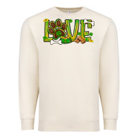 Sandshell St. Patrick's Day love dog paw Premium Sweatshirt - BundleAndBundleShop