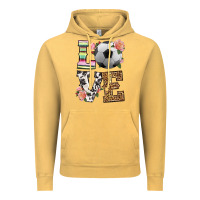 Vintage Mustard western love soccer Vintage Hoodie - HRA Design Shop