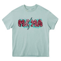 Arona lightning bolt mama Heavy Core Tee - MaliasSmallBusiness