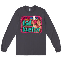 Smoke nail hustler serape leopard background Long Sleeve Tee - Artiststas