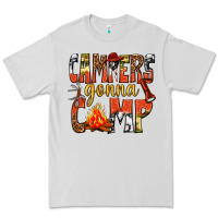 Dove Grey campers gonna camp western Premium Tee - texasbilliewilder