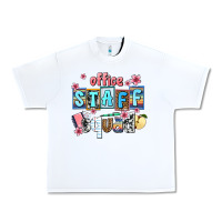 White staff squad Urban Heavy Tee - AdoDesignShop