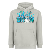 Moon Dust let it snow winter snowman Heavyweight Hoodie - MaliasSmallBusiness