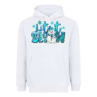 White let it snow winter snowman Heavyweight Hoodie - MaliasSmallBusiness