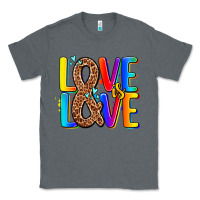 Charcoal Heather pride lgbtqi love is love Classic Tee - AdoDesignShop