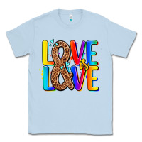 Dusty Blue pride lgbtqi love is love Classic Tee - AdoDesignShop