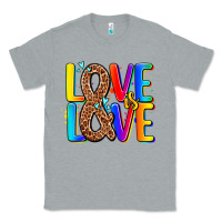 Heather Grey pride lgbtqi love is love Classic Tee - AdoDesignShop