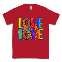 Red pride lgbtqi love is love Classic Tee - AdoDesignShop