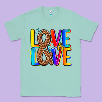 Pride Lgbtqi Love Is Love Classic Tee Designed By Adodesignshop