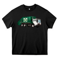 Black recycle truck Heavy Core Tee - Artiststas