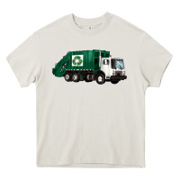 Cream recycle truck Heavy Core Tee - Artiststas