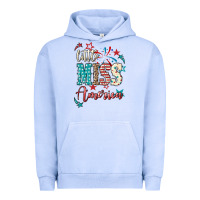 Pigment Grape Ice Little miss America 4th of july Urban Hoodie - HowdyJamesFarm