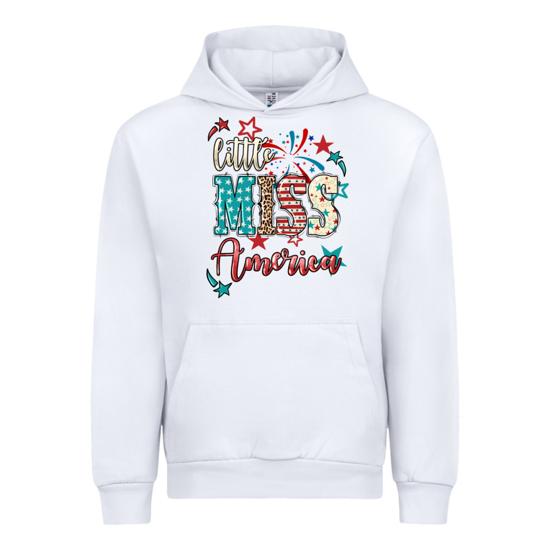 Little Miss America 4th Of July Urban Hoodie by HowdyJamesFarm | Teevron