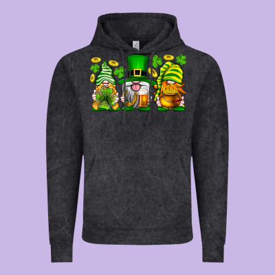 St. Patrick's Day Gnomies Vintage Hoodie Designed By Neo Western