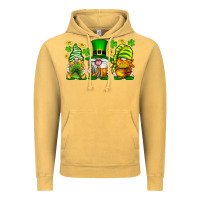 Vintage Mustard St. Patrick's Day gnomies Vintage Hoodie - Neo Western