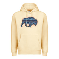 Pina Colada Bison Silhouette Blue Aztec Premium Hoodie - Bettercallsaul