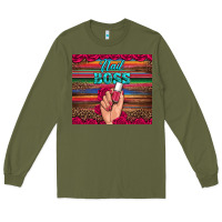 Army Green nail boss Long Sleeve Tee - Artiststas