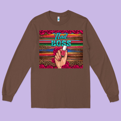 Nail Boss Long Sleeve Tee Designed By Artiststas