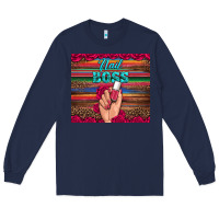Navy nail boss Long Sleeve Tee - Artiststas