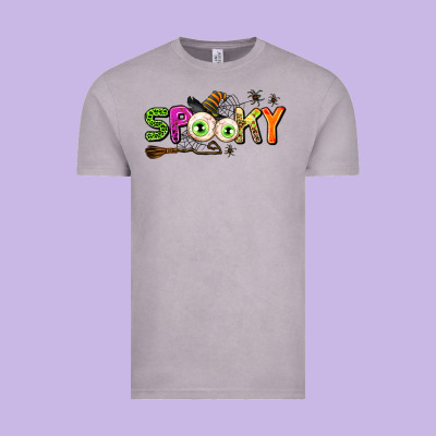 Spooky Vintage Tee Designed By Adodesignshop