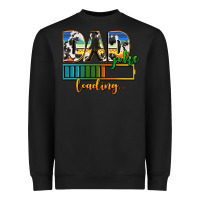 Black dad joke loading Heavyweight Sweatshirt - AdoDesignShop