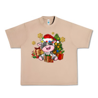 Burro little cute christmas cow Urban Heavy Tee - AdoDesignShop