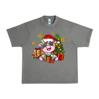 Tornado little cute christmas cow Urban Heavy Tee - AdoDesignShop