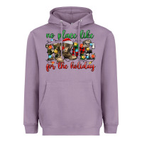 Lavender no place like for the holiday Heavyweight Hoodie - MaliasSmallBusiness
