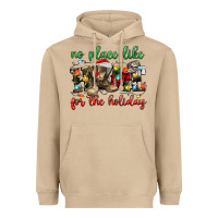 Mushroom no place like for the holiday Heavyweight Hoodie - MaliasSmallBusiness