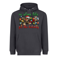 Smoke no place like for the holiday Heavyweight Hoodie - MaliasSmallBusiness