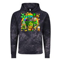 Cloud Black St. Patrick's Day gnomies truck Vintage Hoodie - Neo Western