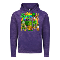 Cloud Purple St. Patrick's Day gnomies truck Vintage Hoodie - Neo Western