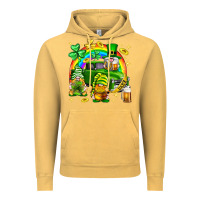 Vintage Mustard St. Patrick's Day gnomies truck Vintage Hoodie - Neo Western