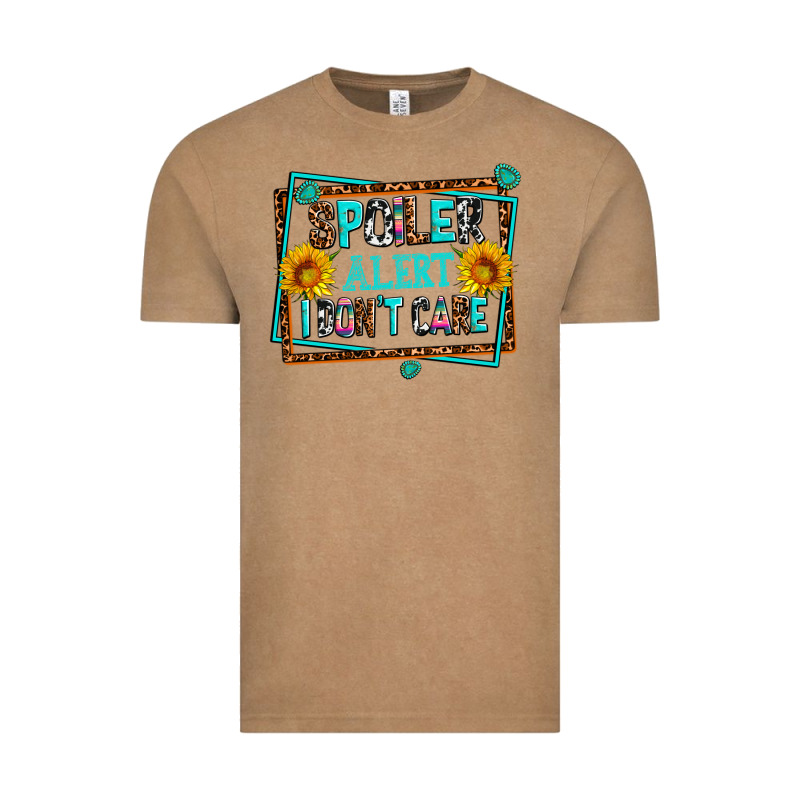 Spoiler Alert I Dont Care Vintage Tee by AdoDesignShop | Teevron