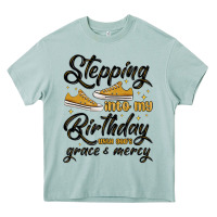Arona stepping into my birthday with god s grace and mer Heavy Core Tee - MaliasSmallBusiness