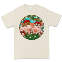Bone Christmas Pigs Premium Tee - RanaPortraitStore