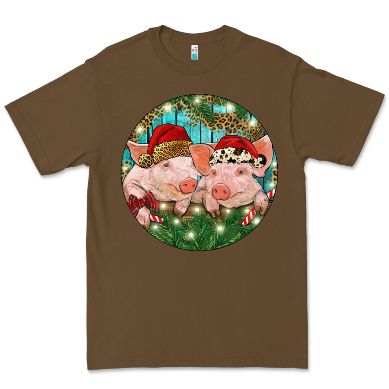 Christmas Pigs Premium Tee by RanaPortraitStore | Teevron